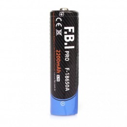 F.B.I F 18650A 3.7V 2200mAh Şarj Edilebilir Li-ion Pil El Feneri Pili 2 Adet