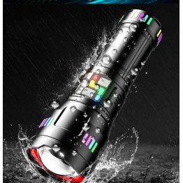 F.B.I Pro F-3002 Alüminyum TG LED Gece Şeritli Type-C Şarjlı El Feneri